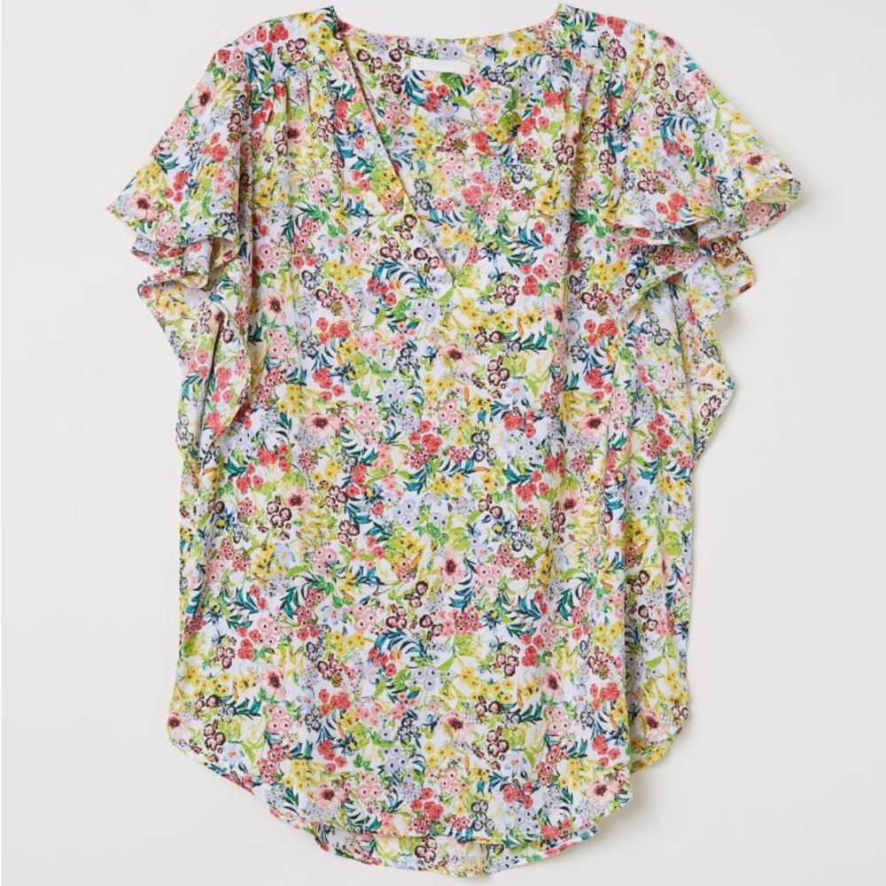 NWT! H&M floral blouse